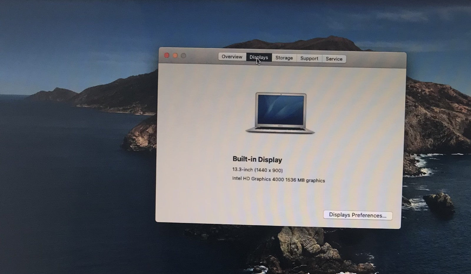 Apple MacBook Air A1466 2012 i5-3427U @ 1.70GHz 4GB 64GB/128GB SSD Catalina